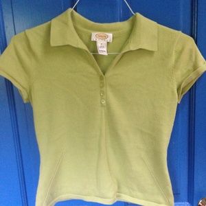 Talbot green collard shirt